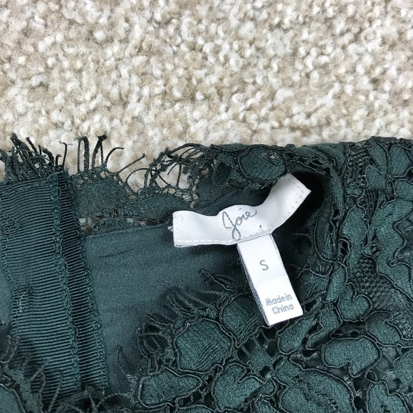 Nwot joie Freyda mock neck lace top - Picture 4 of 7
